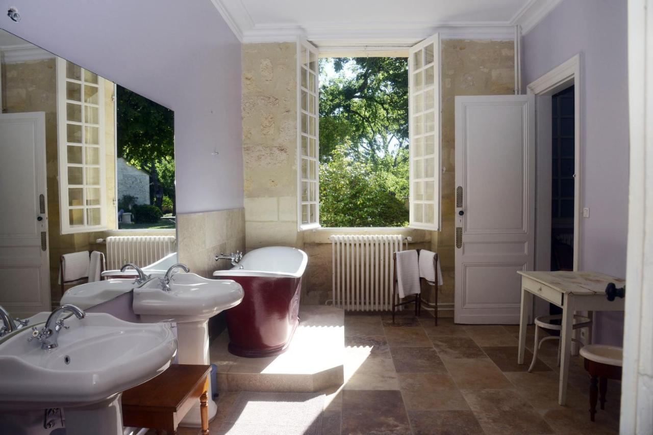 Chateau Rosemont - Grande Maison Familiale Campagne Dans Le Medoc Avec Piscine Et Tennis A 15 Mn Bordeaux Labarde Екстериор снимка