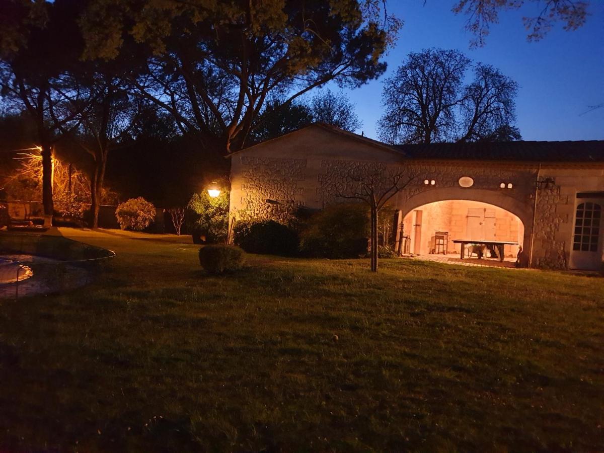 Chateau Rosemont - Grande Maison Familiale Campagne Dans Le Medoc Avec Piscine Et Tennis A 15 Mn Bordeaux Labarde Екстериор снимка